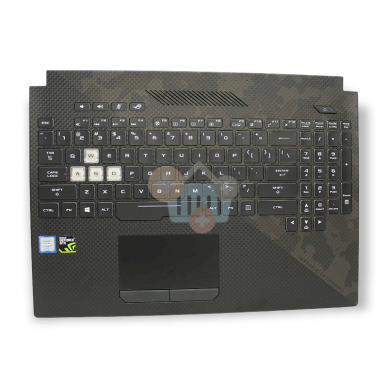 Nešiojamo kompiuterio klaviatūra su korpusu (palmrest) ASUS GL504GS, GL504GM +++ TOP Kokybė Nešiojamo kompiuterio klaviatūra su korpusu (palmrest) ASUS GL504GS, GL504GM +++ TOP Kokybė