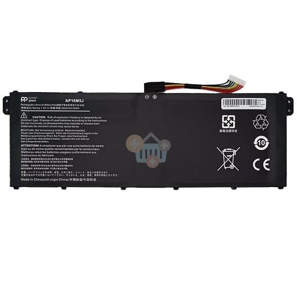 Nešiojamo kompiuterio baterija Acer Aspire 1 A114 / Aspire 3 A314 / A315 AP16M5J, 4800mAh