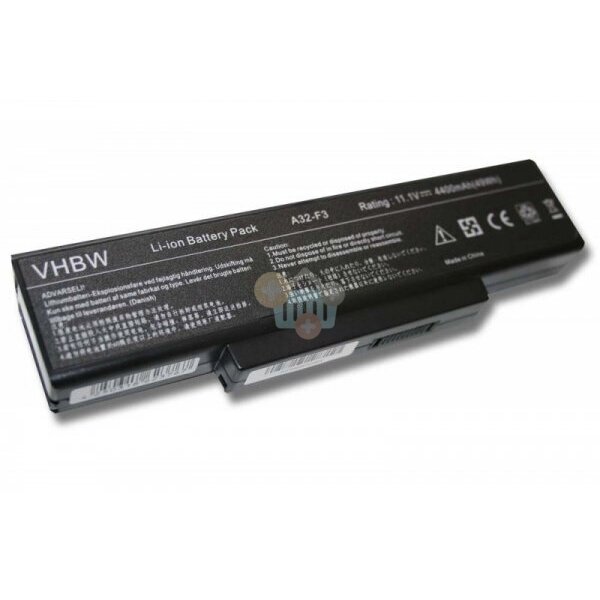 Nešiojamo kompiuterio baterija ASUS A32-F3, 4400mAh +++ TOP Balansas Nešiojamo kompiuterio baterija ASUS A32-F3, 4400mAh +++ TOP Balansas