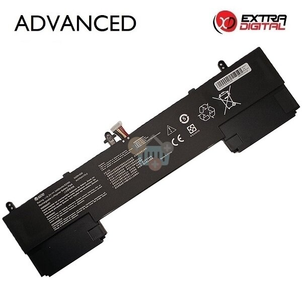 Nešiojamo kompiuterio baterija Asus ZenBook 15 UX534 C42N1839, 3400mAh, 52Wh Nešiojamo kompiuterio baterija Asus ZenBook 15 UX534 C42N1839, 3400mAh, 52Wh