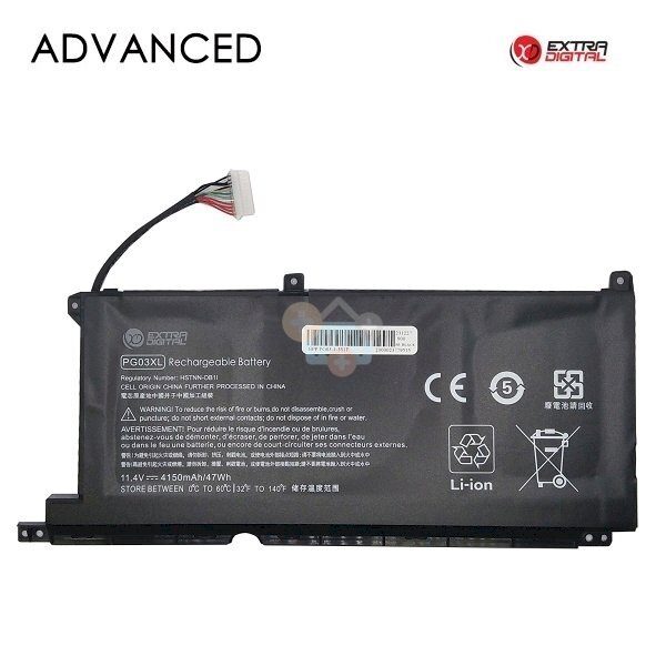 Nešiojamo kompiuterio baterija HP PG03XL, 4150mAh/ 47Wh +++ TOP Balansas Nešiojamo kompiuterio baterija HP PG03XL, 4150mAh/ 47Wh +++ TOP Balansas