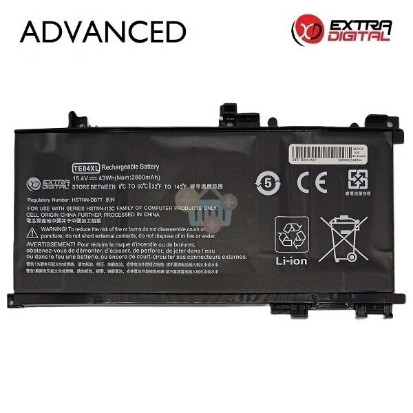 Nešiojamo kompiuterio baterija HP Omen 15-AX / Pavilion 15-BC TE04XL 2800mAh 43Wh Nešiojamo kompiuterio baterija HP Omen 15-AX / Pavilion 15-BC TE04XL 2800mAh 43Wh