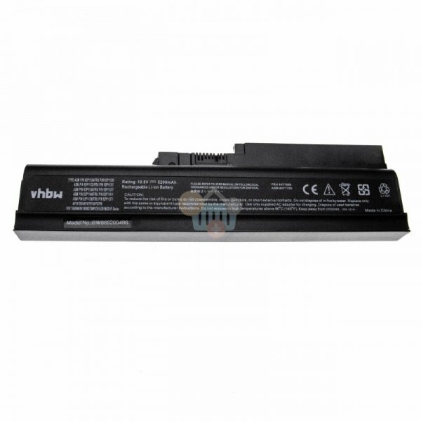 Nešiojamo kompiuterio baterija LENOVO 40Y6799, 5200mAh +++ TOP Efektyvumas Nešiojamo kompiuterio baterija LENOVO 40Y6799, 5200mAh +++ TOP Efektyvumas