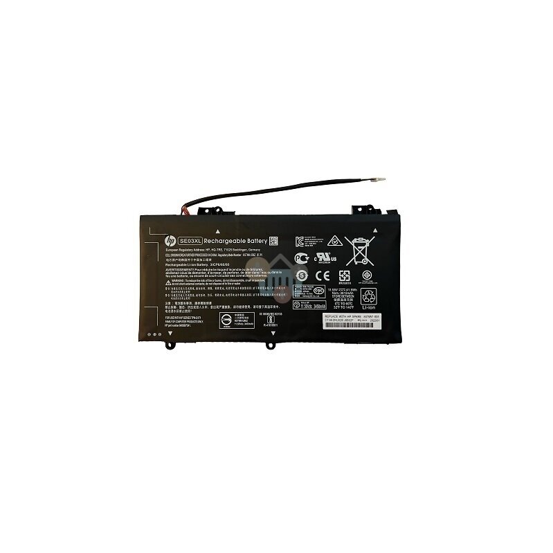 Nešiojamo kompiuterio baterija HP SE03XL, 40 Wh/ 3450mAh +++ TOP Saugumas Nešiojamo kompiuterio baterija HP SE03XL, 40 Wh/ 3450mAh +++ TOP Saugumas