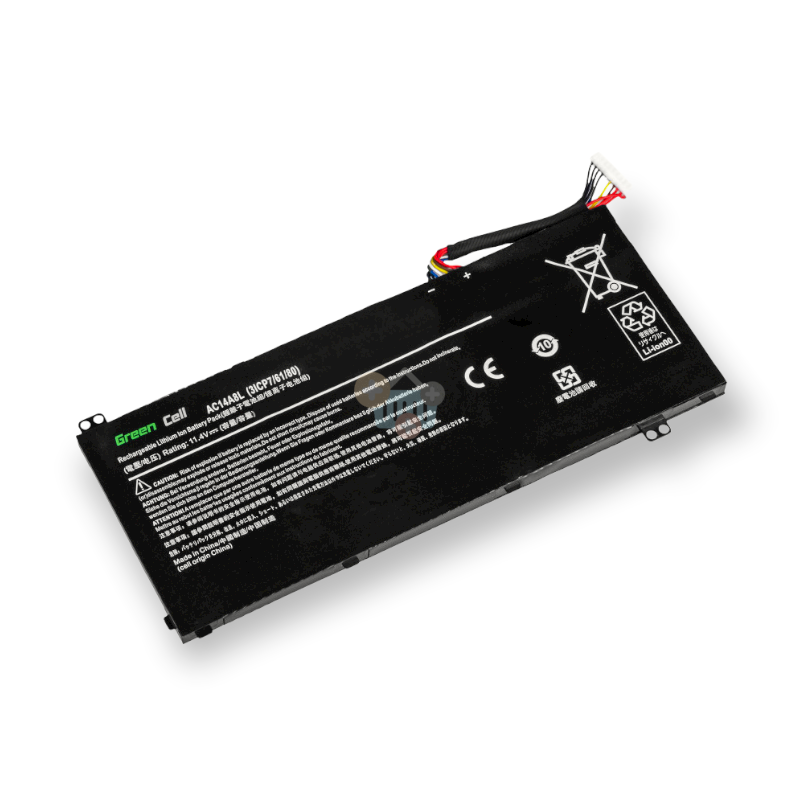 Nešiojamo kompiuterio baterija ACER AC14A8L, 3800mAh +++ TOP Balansas