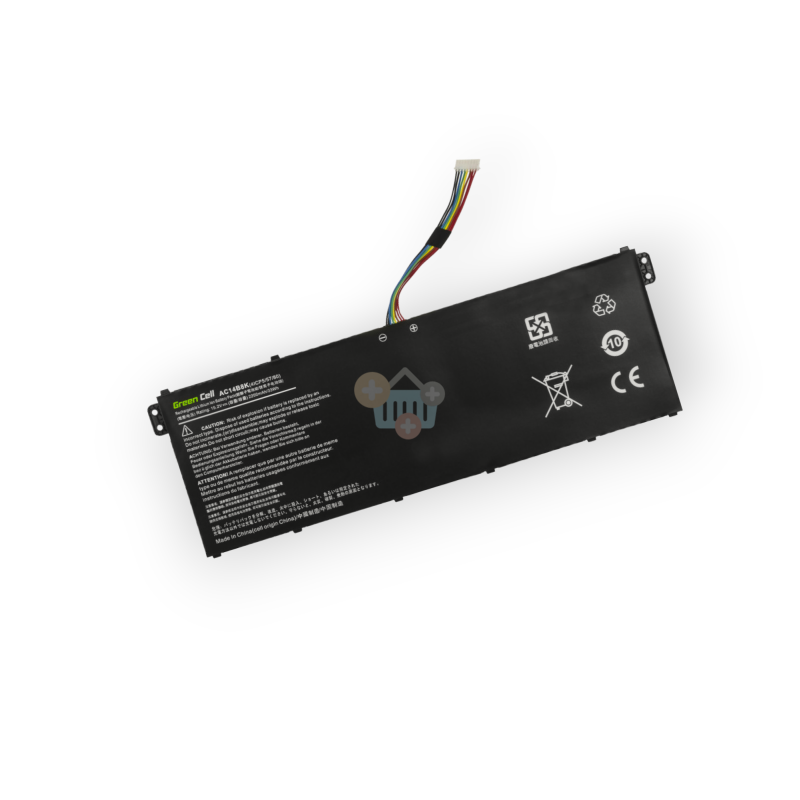 Nešiojamo kompiuterio baterija ACER AC14B8K, 2100mAh 15.2V +++ TOP Balansas