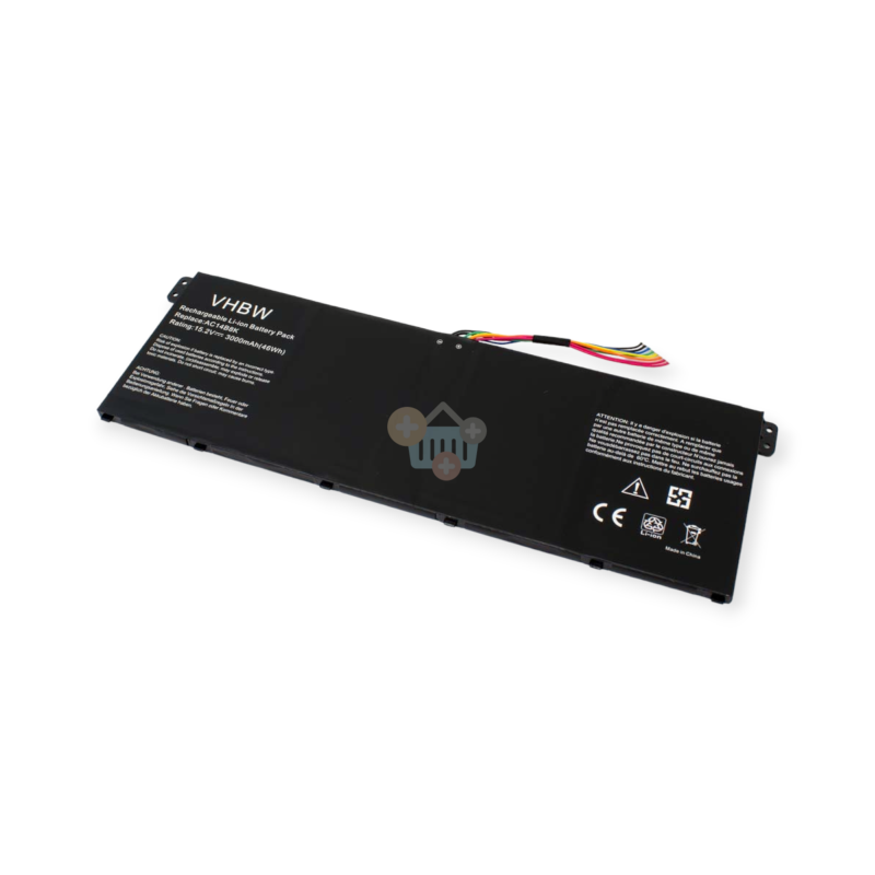 Nešiojamo kompiuterio baterija ACER AC14B8K, 3000mAh 15.2V +++ TOP Efektyvumas Nešiojamo kompiuterio baterija ACER AC14B8K, 3000mAh 15.2V +++ TOP Efektyvumas