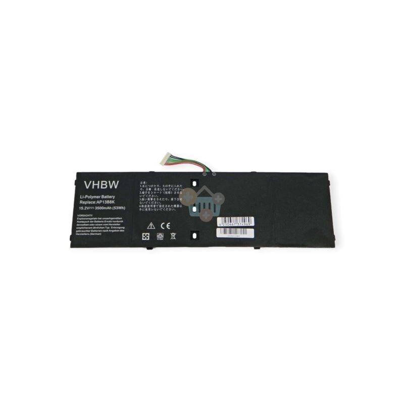 Nešiojamo kompiuterio baterija ACER AP13B3K, 3500mAh/ 53Wh +++ TOP Balansas