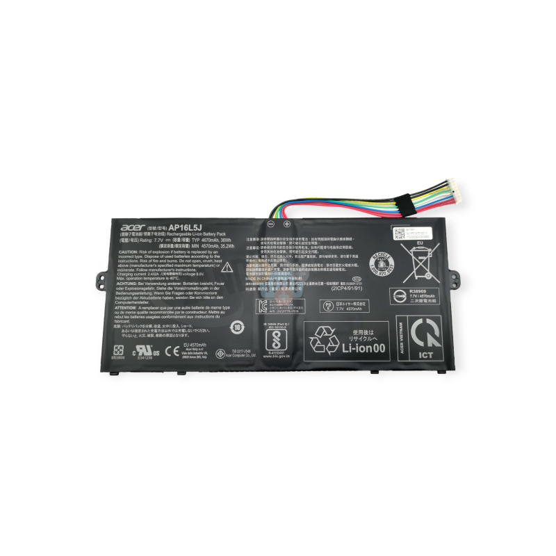 Nešiojamo kompiuterio baterija ACER AP16L5J, 4670mAh +++ TOP Saugumas Nešiojamo kompiuterio baterija ACER AP16L5J, 4670mAh +++ TOP Saugumas