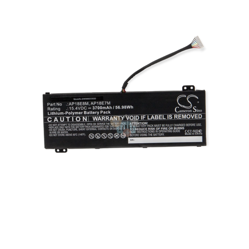 Nešiojamo kompiuterio baterija ACER AP18E8M 56.98Wh +++ TOP Balansas Nešiojamo kompiuterio baterija ACER AP18E8M 56.98Wh +++ TOP Balansas
