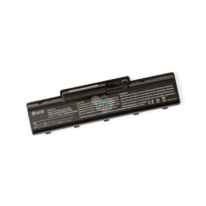 Nešiojamo kompiuterio baterija ACER AS07A72, 5200mAh +++ TOP Efektyvumas