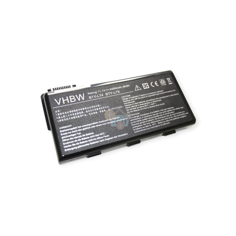 Nešiojamo kompiuterio baterija MSI BTY-L75, 4400mAh +++ TOP Balansas Nešiojamo kompiuterio baterija MSI BTY-L75, 4400mAh +++ TOP Balansas