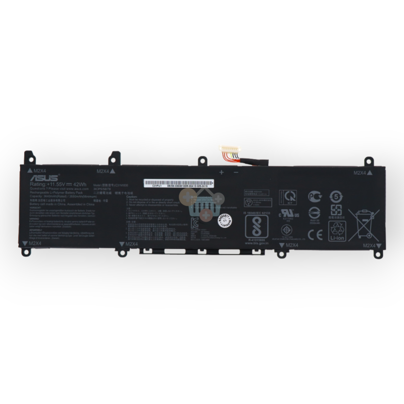 Nešiojamo kompiuterio baterija ASUS C31N1806, 42Wh +++ TOP Saugumas Nešiojamo kompiuterio baterija ASUS C31N1806, 42Wh +++ TOP Saugumas
