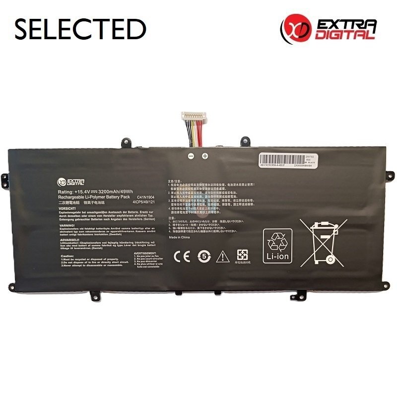 Nešiojamo kompiuterio baterija ASUS C41N1904-1, 3200mAh/ 49Wh +++ TOP Balansas Nešiojamo kompiuterio baterija ASUS C41N1904-1, 3200mAh/ 49Wh +++ TOP Balansas