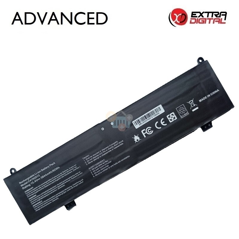 Nešiojamo kompiuterio baterija Asus ROG Zephyrus M16 GU603 / ProArt H5600 C41N2013-1, 5844mAh, 90Wh