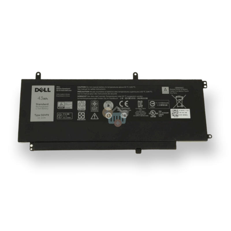 Nešiojamo kompiuterio baterija DELL D2VF9, 43Wh +++ TOP Saugumas Nešiojamo kompiuterio baterija DELL D2VF9, 43Wh +++ TOP Saugumas