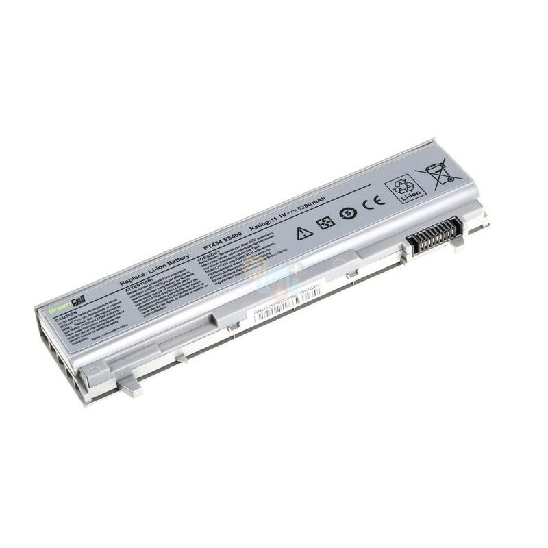 Nešiojamo kompiuterio baterija DELL PT434, 5200mAh GC +++ TOP Efektyvumas Nešiojamo kompiuterio baterija DELL PT434, 5200mAh GC +++ TOP Efektyvumas