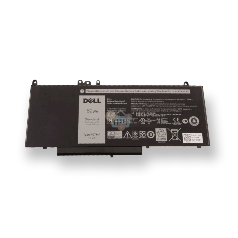 Nešiojamo kompiuterio baterija DELL R0TMP, 62Wh +++ TOP Saugumas Nešiojamo kompiuterio baterija DELL R0TMP, 62Wh +++ TOP Saugumas