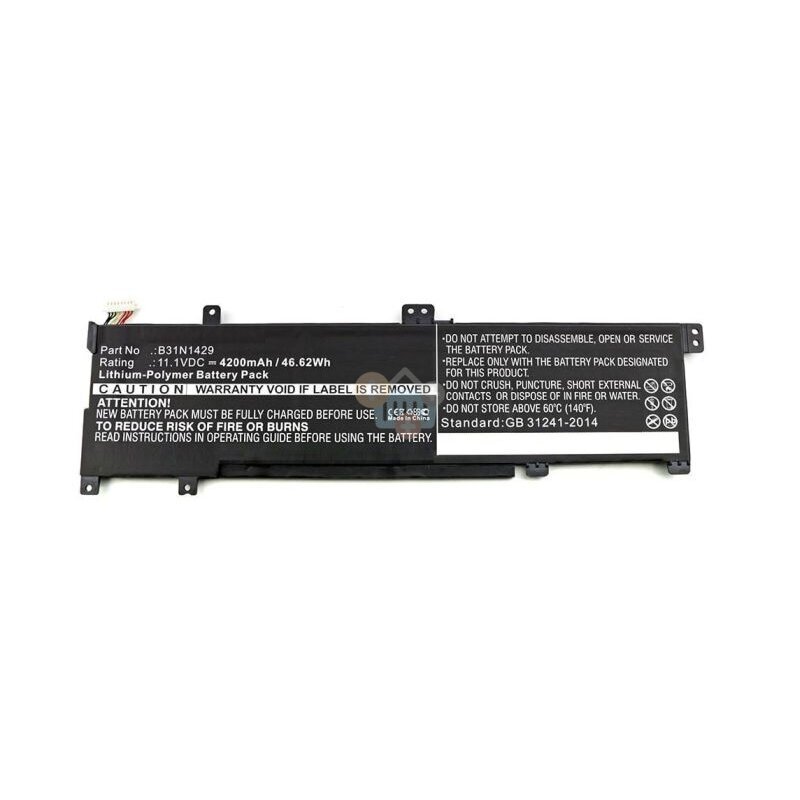 Nešiojamo kompiuterio baterija Asus B31N1429, 46.62 Wh +++ TOP Balansas