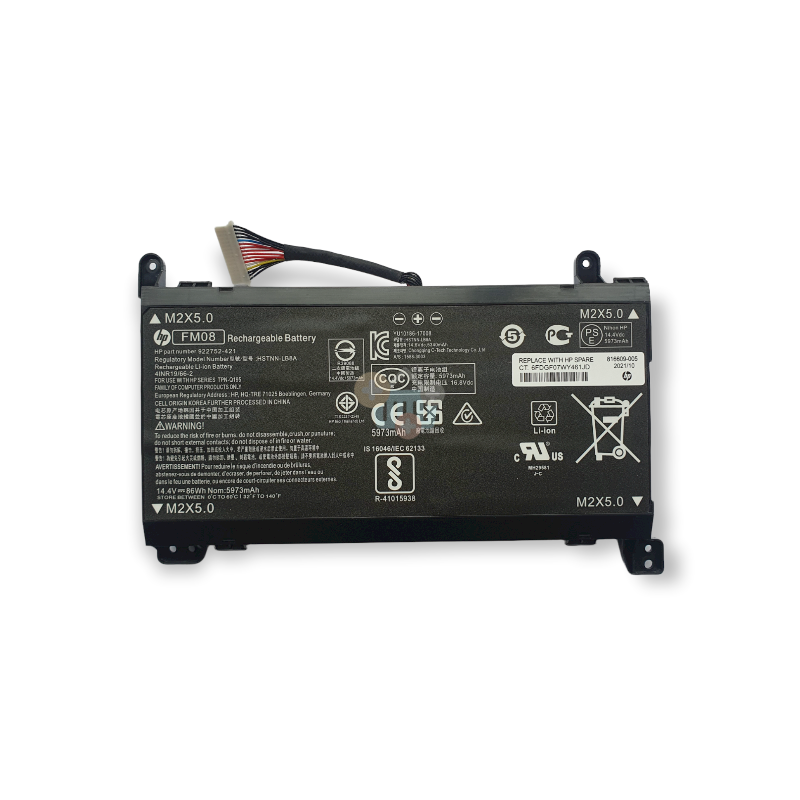 Nešiojamo kompiuterio baterija HP FM08, 86 Wh +++ TOP Saugumas