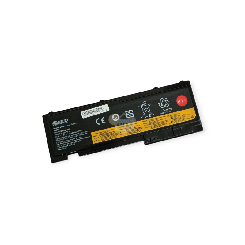 Nešiojamo kompiuterio baterija LENOVO 45N1037, 81+ 4400mAh +++ TOP Mobilumas Nešiojamo kompiuterio baterija LENOVO 45N1037, 81+ 4400mAh +++ TOP Mobilumas
