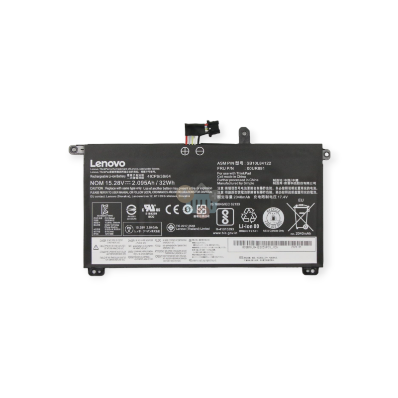 Nešiojamo kompiuterio baterija LENOVO SB10L84122, 32Wh +++ TOP Saugumas