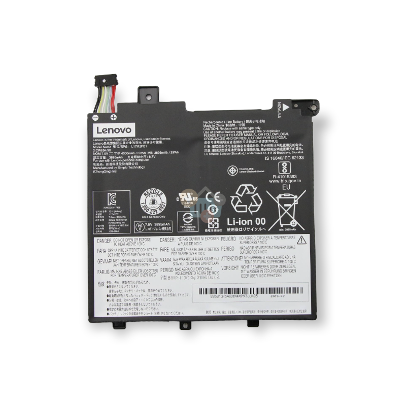 Nešiojamo kompiuterio baterija LENOVO 5B10P54001, 30Wh +++ TOP Saugumas Nešiojamo kompiuterio baterija LENOVO 5B10P54001, 30Wh +++ TOP Saugumas