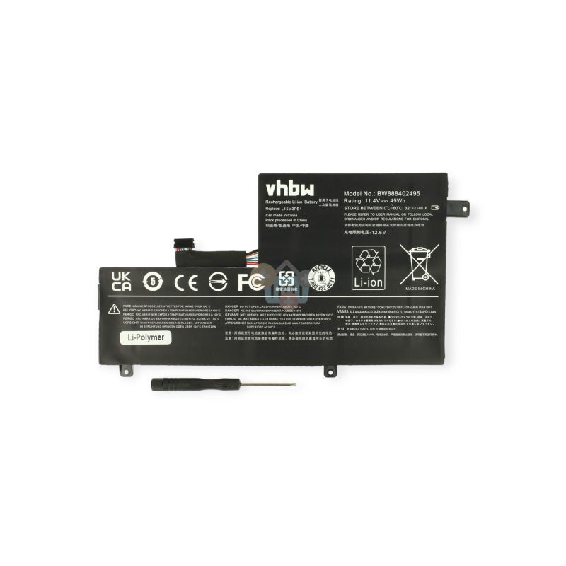 Nešiojamo kompiuterio baterija LENOVO L15L3PB1, 45Wh +++ TOP Balansas Nešiojamo kompiuterio baterija LENOVO L15L3PB1, 45Wh +++ TOP Balansas