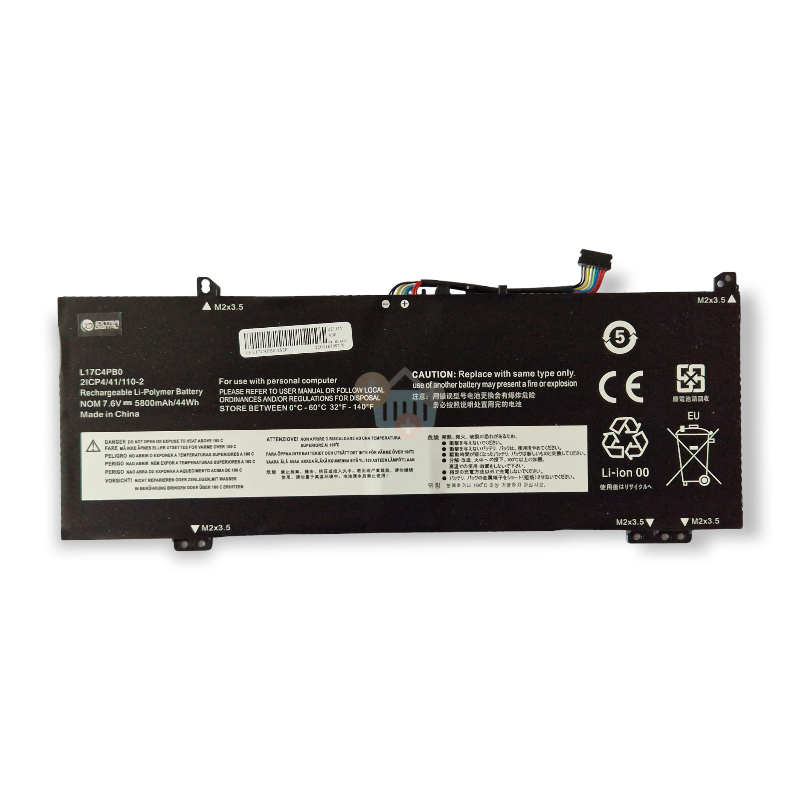 Nešiojamo kompiuterio baterija LENOVO L17C4PBO, 44Wh +++ TOP Balansas