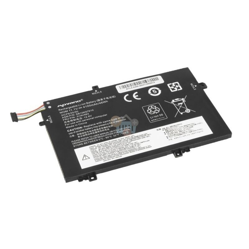Nešiojamo kompiuterio baterija LENOVO L17L3P52, 46 Wh +++ TOP Balansas