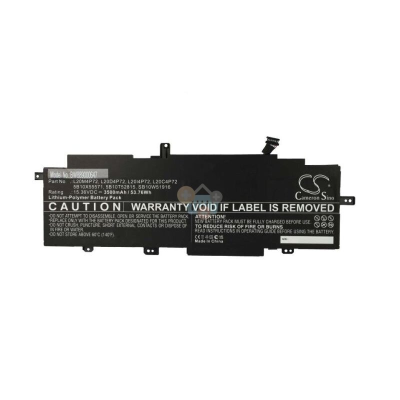 Nešiojamo kompiuterio baterija LENOVO L20C4P72, 50Wh +++ TOP Efektyvumas Nešiojamo kompiuterio baterija LENOVO L20C4P72, 50Wh +++ TOP Efektyvumas