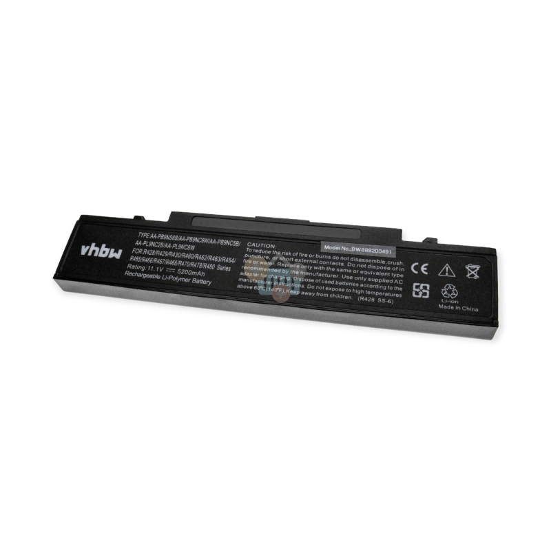 Nešiojamo kompiuterio baterija SAMSUNG AA-PB9NS6B, 5200mAh +++ TOP Efektyvumas Nešiojamo kompiuterio baterija SAMSUNG AA-PB9NS6B, 5200mAh +++ TOP Efektyvumas