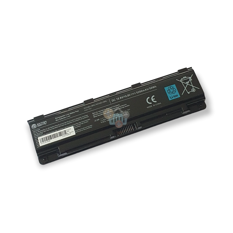 Nešiojamo kompiuterio baterija TOSHIBA PA5109U, 5200mAh +++ TOP Efektyvumas Nešiojamo kompiuterio baterija TOSHIBA PA5109U, 5200mAh +++ TOP Efektyvumas