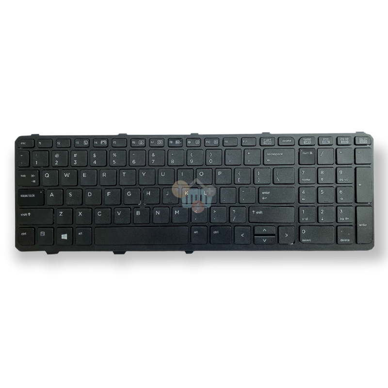 Nešiojamo kompiuterio klaviatūra HP ProBook 450, 455, 470 su rėmeliu