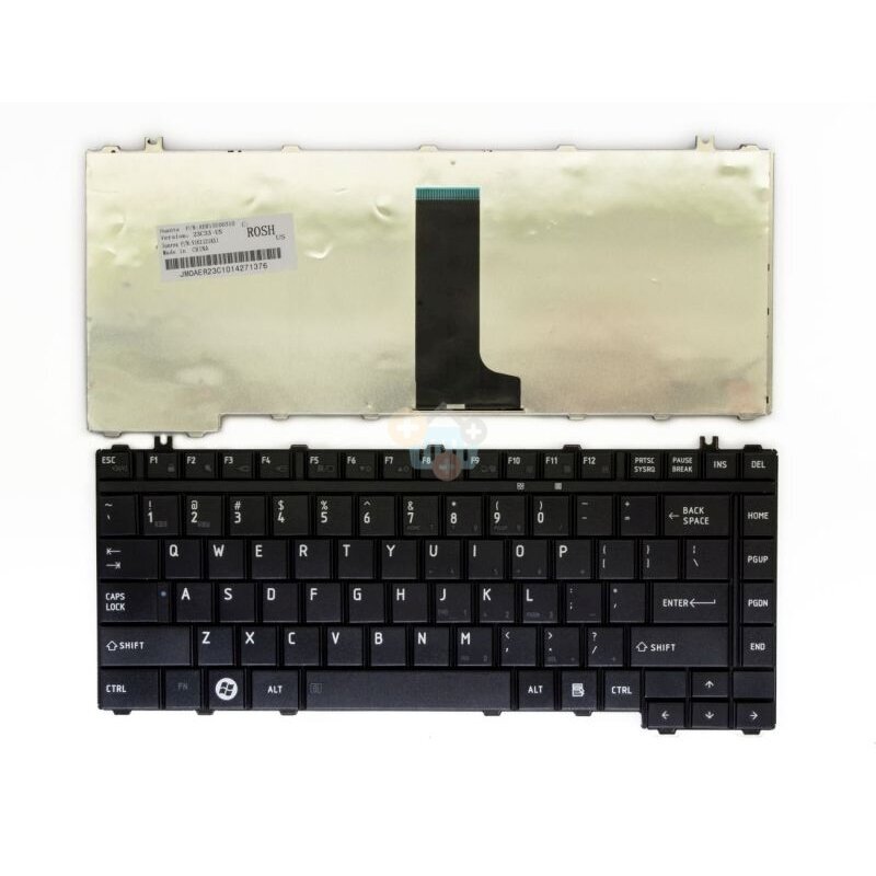 Nešiojamo kompiuterio klaviatūra TOSHIBA Satellite A200, A300, A350, L300, M200 Nešiojamo kompiuterio klaviatūra TOSHIBA Satellite A200, A300, A350, L300, M200