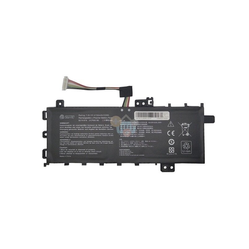 Nešiojamo kompiuterio baterija ASUS B21N1818-1 4150 mAh/ 32 Wh +++ TOP Balansas Nešiojamo kompiuterio baterija ASUS B21N1818-1 4150 mAh/ 32 Wh +++ TOP Balansas
