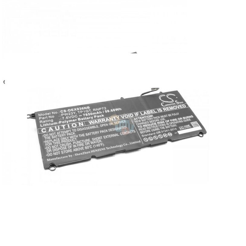 Nešiojamo kompiuterio baterija DELL TP1GT 59.66Wh +++ TOP Balansas