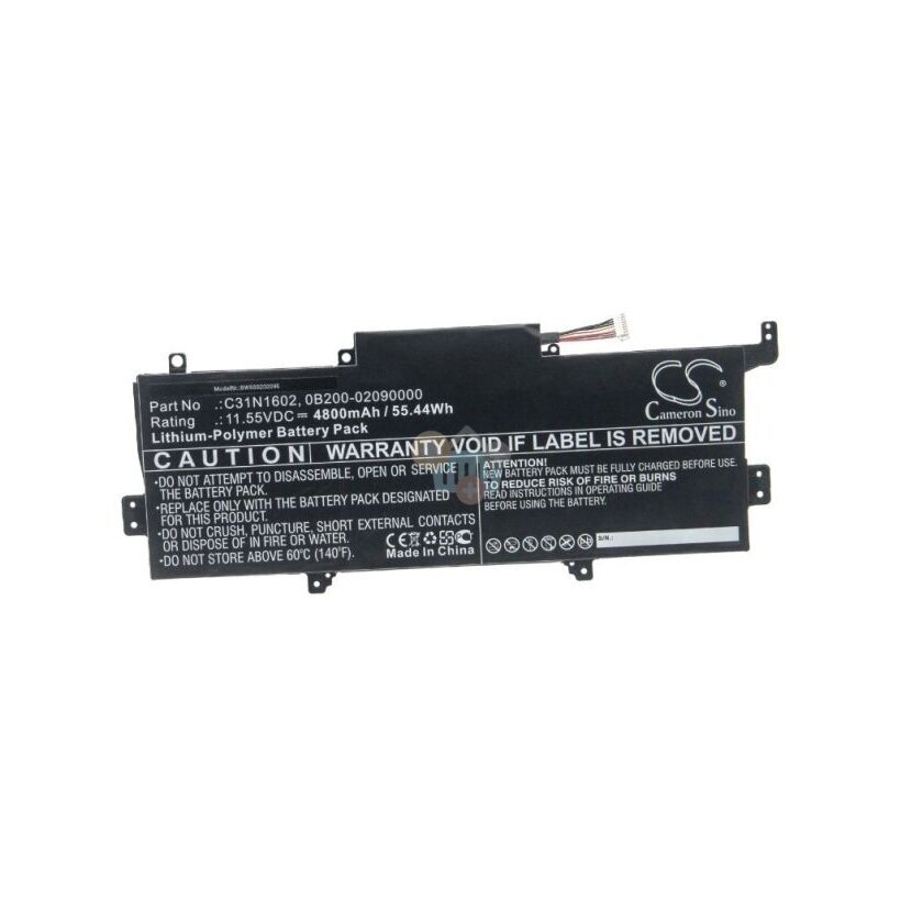 Nešiojamo kompiuterio baterija ASUS C31N1602, 4800mAh/ 55.44Wh +++ TOP Balansas Nešiojamo kompiuterio baterija ASUS C31N1602, 4800mAh/ 55.44Wh +++ TOP Balansas