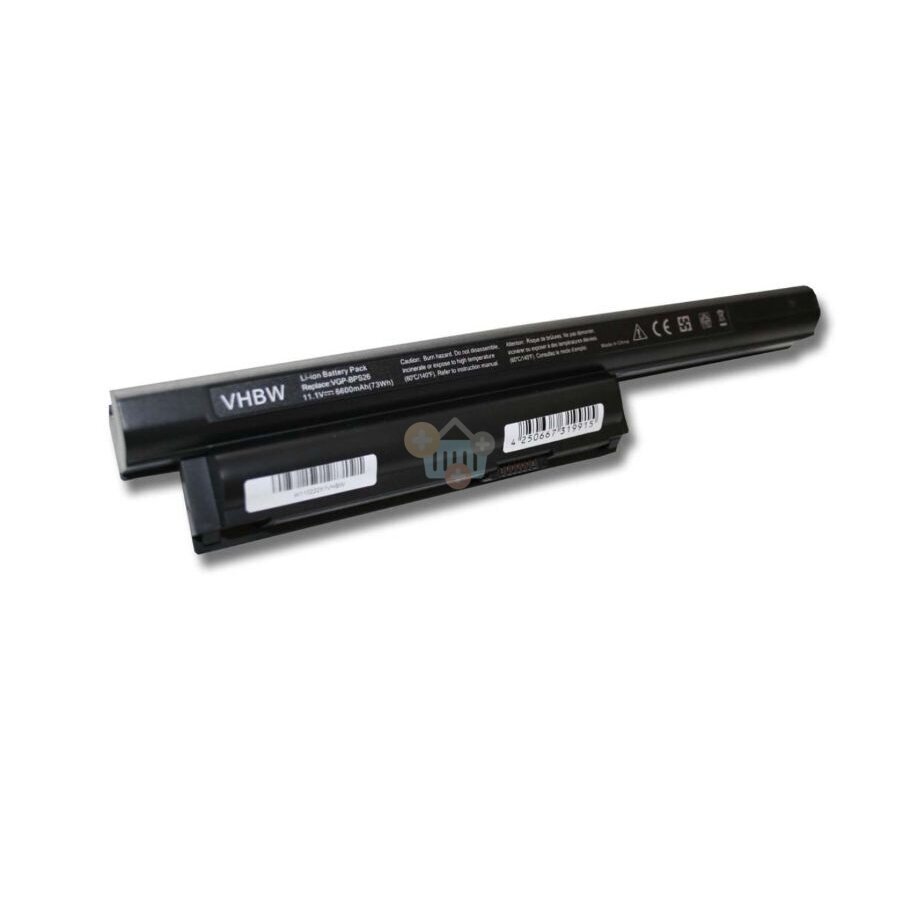 Nešiojamo kompiuterio baterija SONY VGP-BPL26, 6600mAh +++ TOP Mobilumas