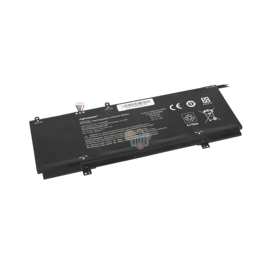 Nešiojamo kompiuterio baterija HP SP04XL, 59Wh/4000mAh +++ TOP Kaina Nešiojamo kompiuterio baterija HP SP04XL, 59Wh/4000mAh +++ TOP Kaina