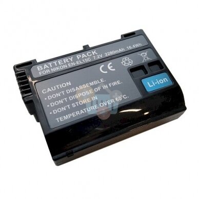 NIKON EN-EL15C baterija, 2280mAh NIKON EN-EL15C baterija, 2280mAh