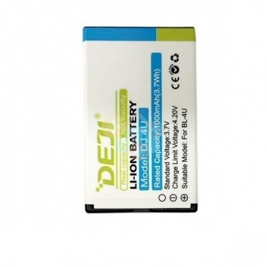 Nokia BL-4U (E66, E75) baterija Deji +++ TOP Efektyvumas Nokia BL-4U (E66, E75) baterija Deji +++ TOP Efektyvumas
