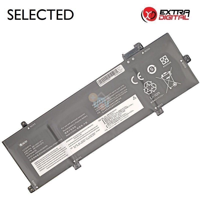Nešiojamo kompiuterio baterija Lenovo ThinkPad T16 / P16s Gen 1 / Gen 2 L21C4P72 4300mAh 65Wh Nešiojamo kompiuterio baterija Lenovo ThinkPad T16 / P16s Gen 1 / Gen 2 L21C4P72 4300mAh 65Wh