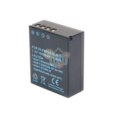OLYMPUS BLH-1 baterija, 2250mAh OLYMPUS BLH-1 baterija, 2250mAh
