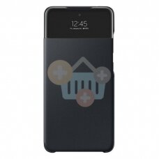 Originalus Samsung Galaxy A32 5G dėklas Smart S View Wallet Cover (juodas) +++ TOP Kokybė
