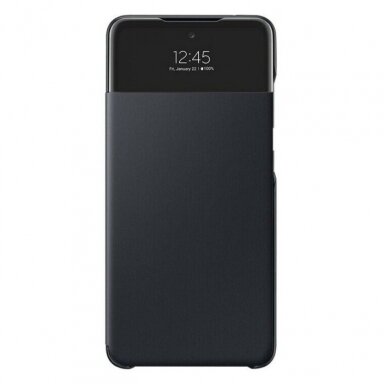Originalus Samsung Galaxy A32 5G dėklas Smart S View Wallet Cover (juodas) +++ TOP Kokybė Originalus Samsung Galaxy A32 5G dėklas Smart S View Wallet Cover (juodas) +++ TOP Kokybė