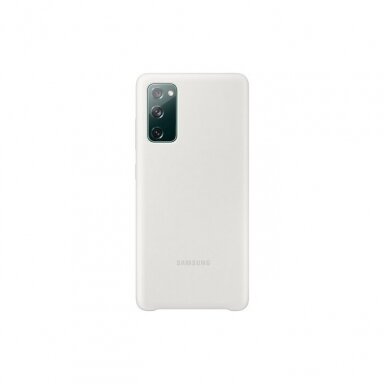 Originalus Samsung Galaxy S20 FE dėklas Silicone Cover (baltas) +++ TOP Kokybė Originalus Samsung Galaxy S20 FE dėklas Silicone Cover (baltas) +++ TOP Kokybė
