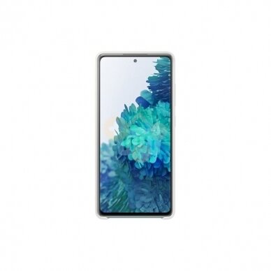 Originalus Samsung Galaxy S20 FE dėklas Silicone Cover (baltas) +++ TOP Kokybė 1
