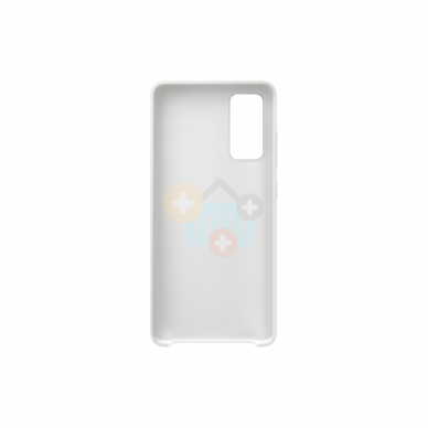 Originalus Samsung Galaxy S20 FE dėklas Silicone Cover (baltas) +++ TOP Kokybė 5