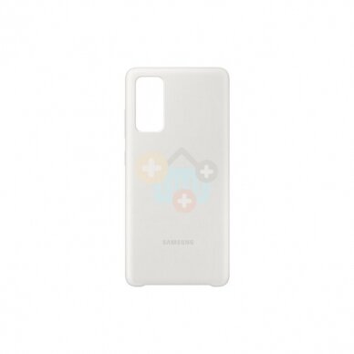 Originalus Samsung Galaxy S20 FE dėklas Silicone Cover (baltas) +++ TOP Kokybė 4